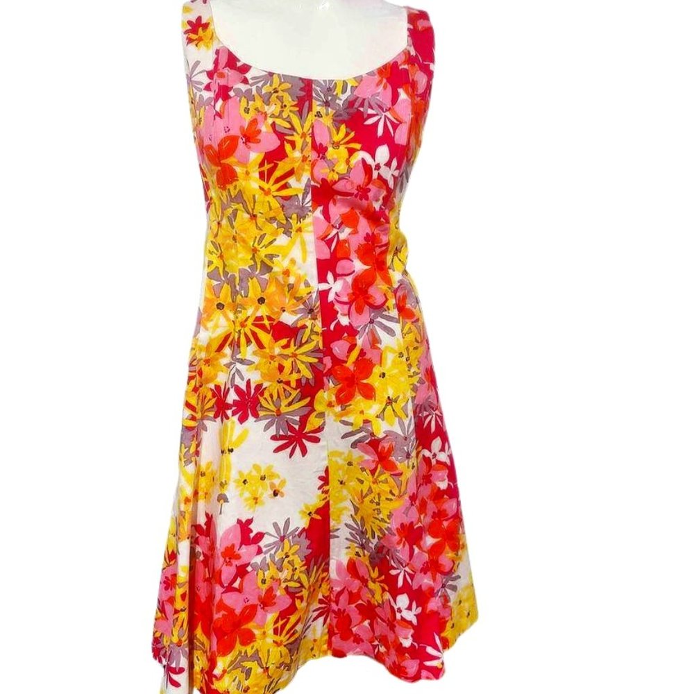 Jones Wear Scoop Neck Sleeveless Fit and Flare Dress Size 14